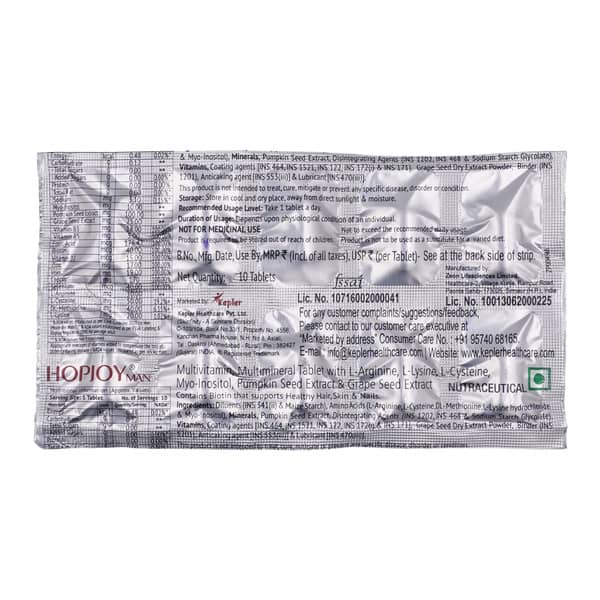 Hopjoy Man Strip Of 10 Tablets