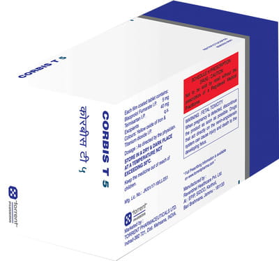 Corbis T 5/40mg Strip Of 10 Tablets