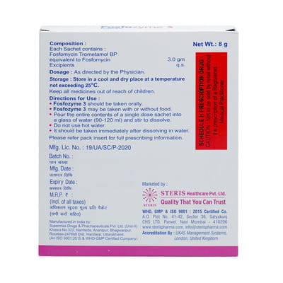 Fosfozyme 3 Sachet Of 8gm Oral Powder