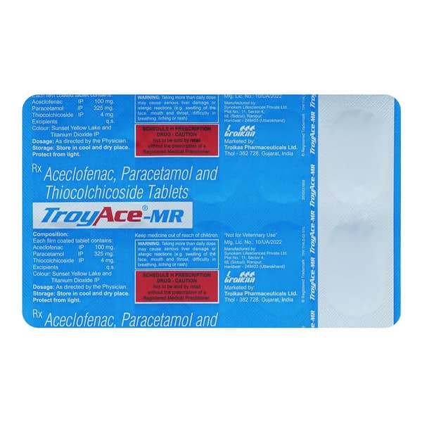 Troyace Mr Strip Of 10 Tablets