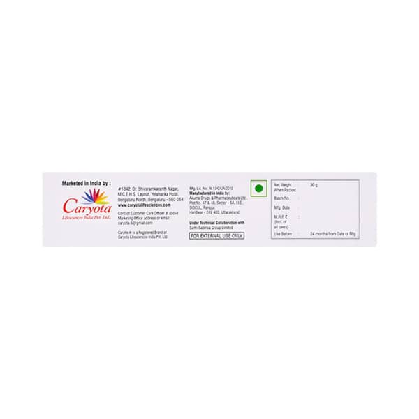 Carylite Tube Of 30Gm Cream