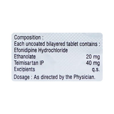 Efnocar T 20/40mg Strip Of 10 Tablets