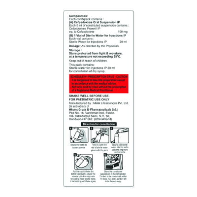 Goodsage 100mg Bottle Of 30ml Dry Suspension