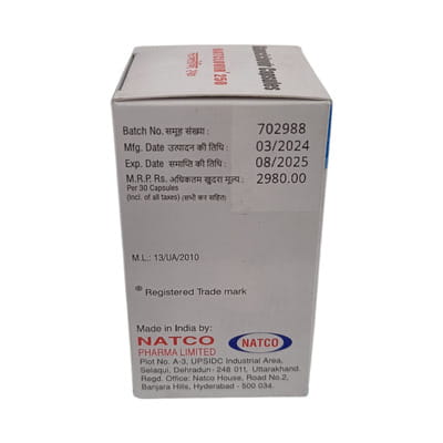 Natclovir 250mg Bottle Of 30 Capsules