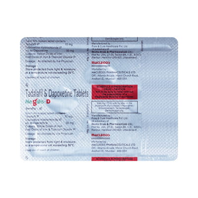 Megalis D Strip Of 4 Tablets