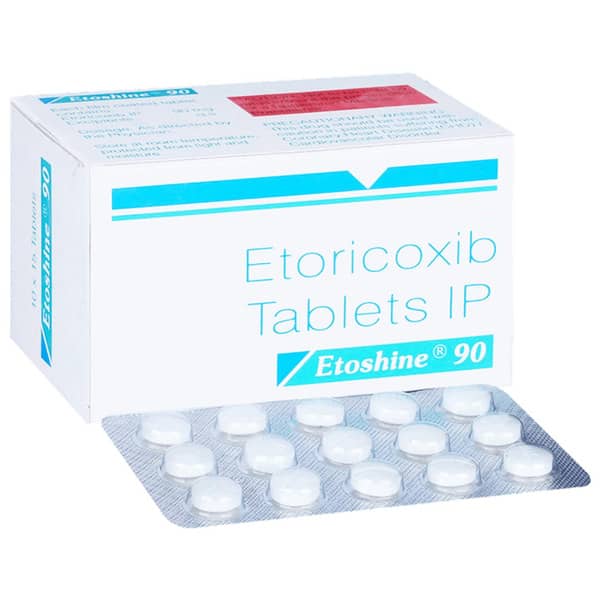 Etoshine 90mg Strip Of 15 Tablets