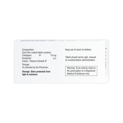 Cilniaish 10mg Strip Of 15 Tablets