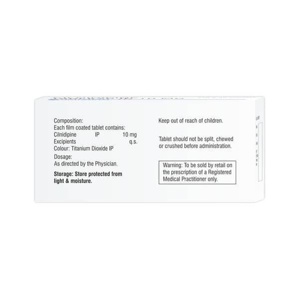 Cilniaish 10Mg Strip Of 15 Tablets
