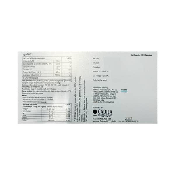 Tenata Plus Strip Of 10 Capsules
