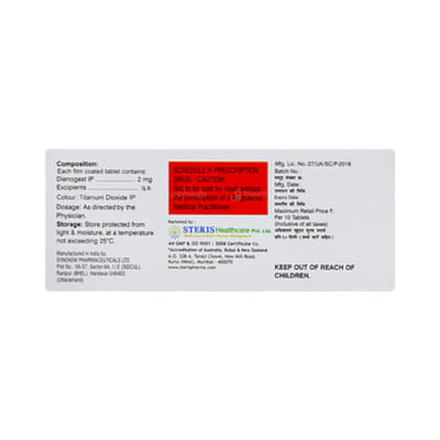 Deinogesterol 2mg Strip Of 10 Tablets