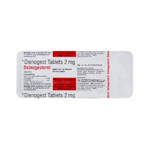 Deinogesterol 2mg Strip Of 10 Tablets