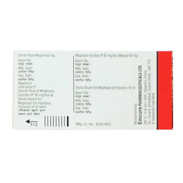 Megval 50 Injection 10 Ml