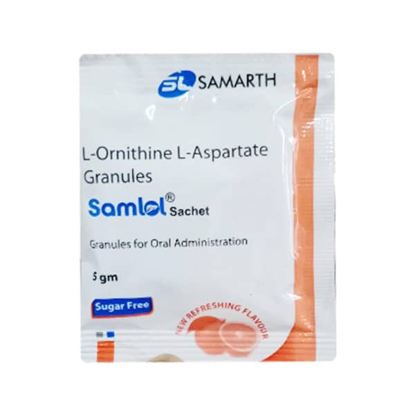 Samlol New Refreshing Flavour Sugar Free Sachet Of 5gm Granules