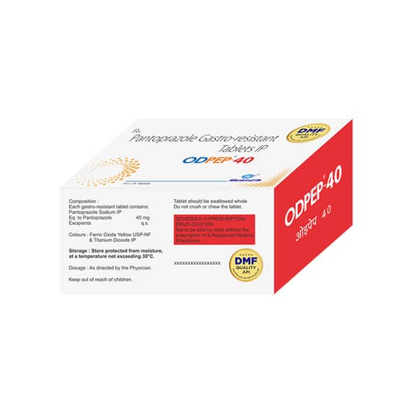 Odpep 40mg Strip Of 15 Tablets