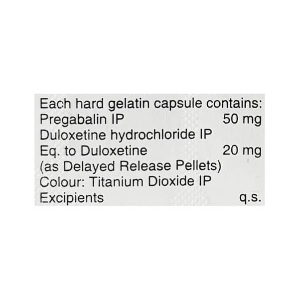 Pregabid D 50/20mg Strip Of 10 Capsules