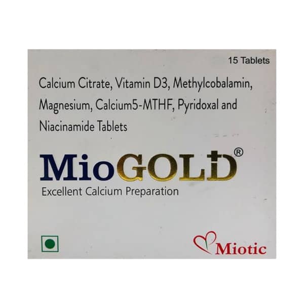 Miogold Strip Of 15 Tablets