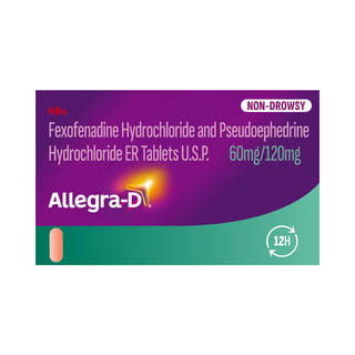 Allegra D 60/120Mg Strip Of 10 Tablets