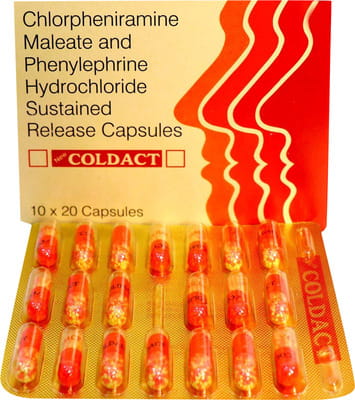 New Coldact Strip Of 20 Capsules