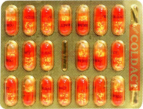 New Coldact Strip Of 20 Capsules