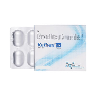 Kefbax Cv 500/125mg Strip Of 10 Tablets