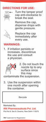 Predorx Bottle Of 10ml Eye Drops