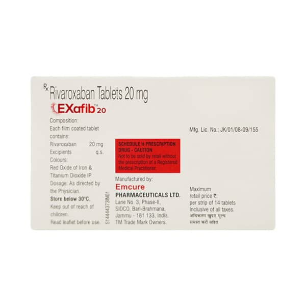 Exafib 20Mg Strip Of 14 Tablets