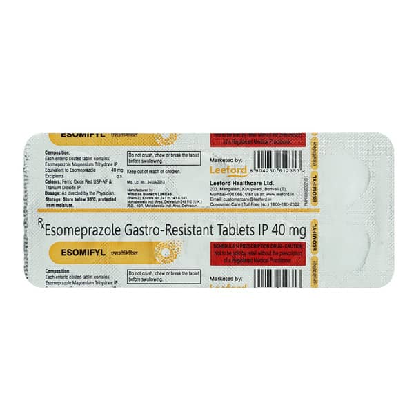 Esomifyl 40Mg Strip Of 10 Tablets