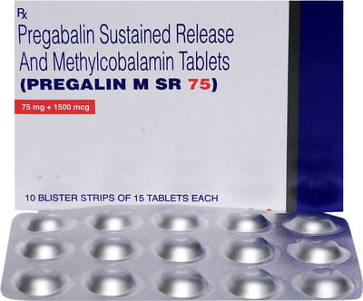 Pregaba M Sr 75mg Strip Of 15 Tablets