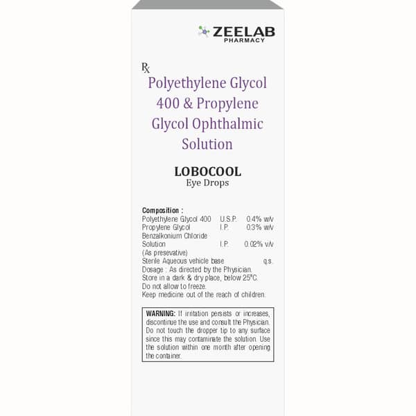 Lobocool Bottle Of 10Ml Eye Drops