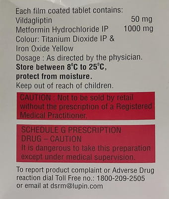 Vilnip M 1000mg Strip Of 15 Tablets