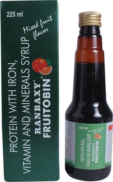 Fruitobin Mixed Fruit Flavour Bottle Of 225ml Syrup