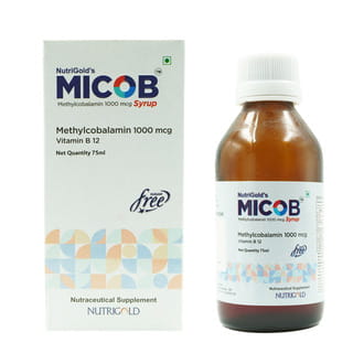 Micob 1000Mcg Sugar Free Bottle Of 75Ml Syrup