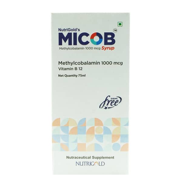 Micob 1000Mcg Sugar Free Bottle Of 75Ml Syrup