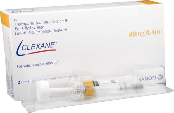 Clexane 40mg Pre Filled Syringe Of 0.4ml Solution For Injection (Pack Of 2)