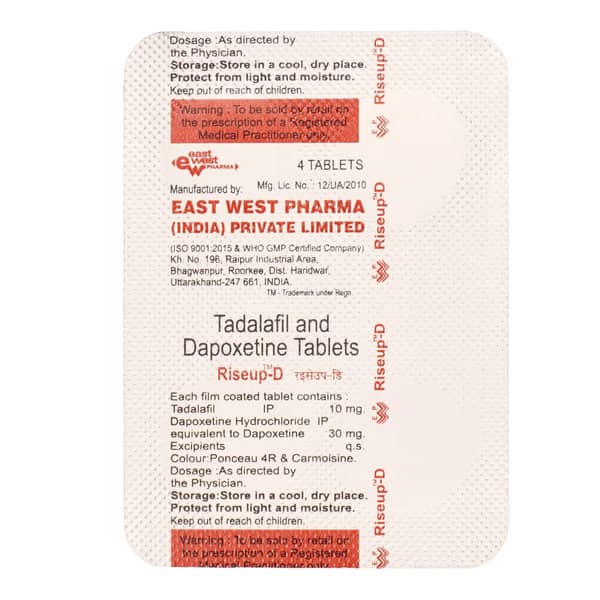 Riseup D Strip Of 4 Tablets