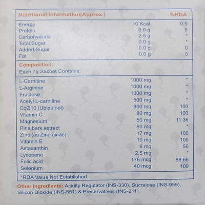 Hisem Plus Orange Flavour Sachet Of 7gm Oral Powder