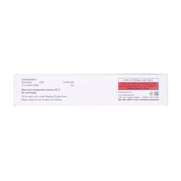 Desonate 0.05 % Tube Of 10Gm Cream