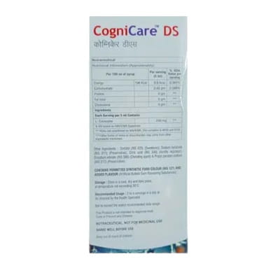 Cognicare Ds Bottle Of 200ml Syrup
