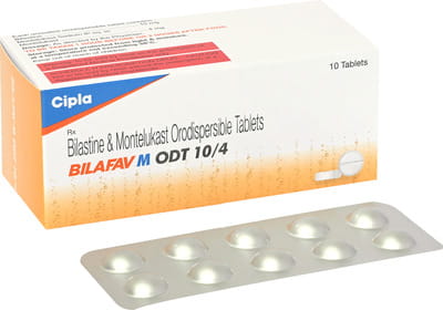 Bilafav M Odt 10/4mg Strip Of 10 Tablets