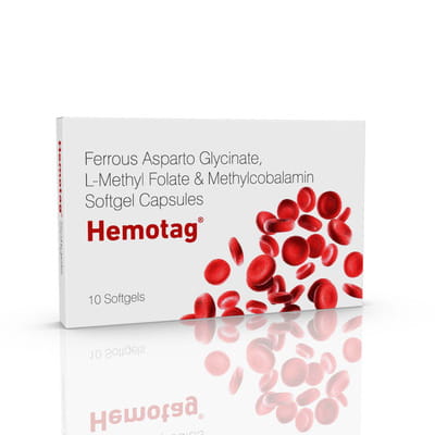 Hemotag Strip Of 10 Softgel Capsules