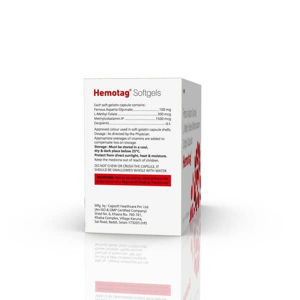 Hemotag Strip Of 10 Softgel Capsules