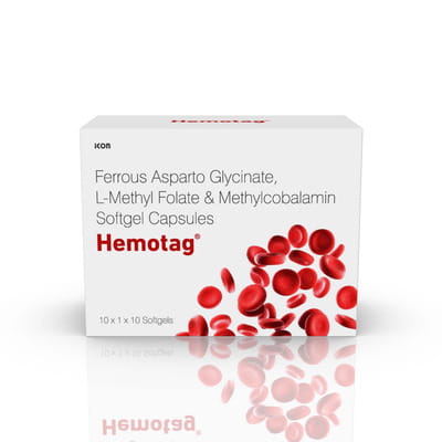Hemotag Strip Of 10 Softgel Capsules