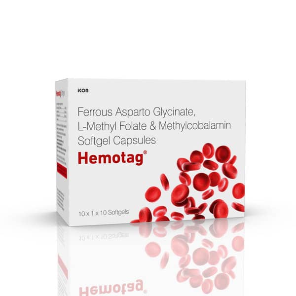 Hemotag Strip Of 10 Softgel Capsules