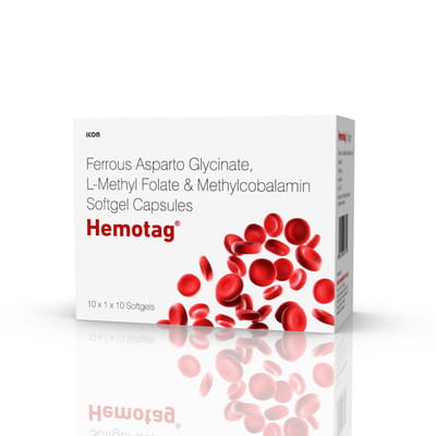 Hemotag Strip Of 10 Softgel Capsules