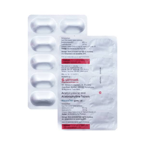 Mucaryl Ab Strip Of 10 Tablets