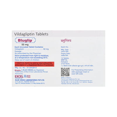 Bluglip 50mg Strip Of 15 Tablets