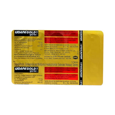 Udapa Gold 1mg Strip Of 10 Tablets
