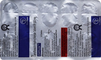 Esipflox 500mg Strip Of 10 Tablets