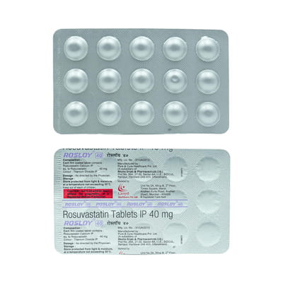 Rosloy 40mg Strip Of 15 Tablets