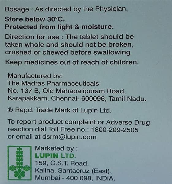 Gluconorm G Plus 2mg Strip Of 15 Tablets